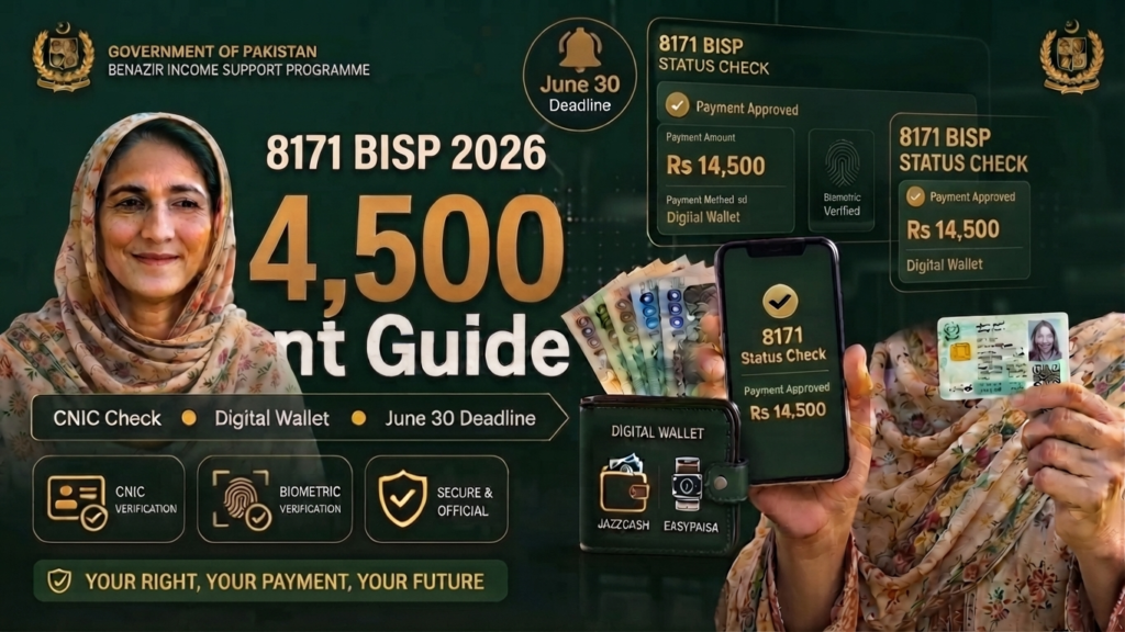 8171 web portal bisp check online status 2026