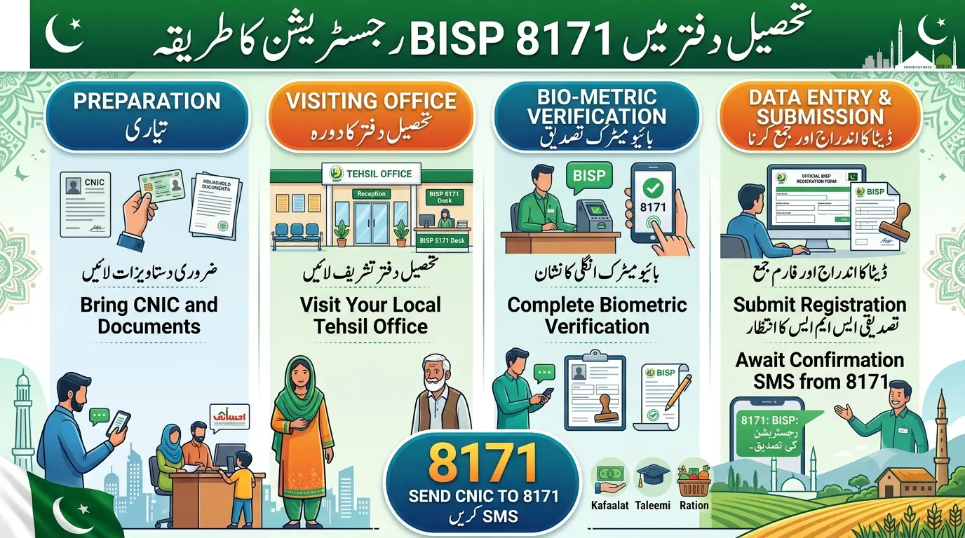 gemini generated image How to Register for BISP 8171 at the Tehsil Officea3vbzqa3vbzqa3vb